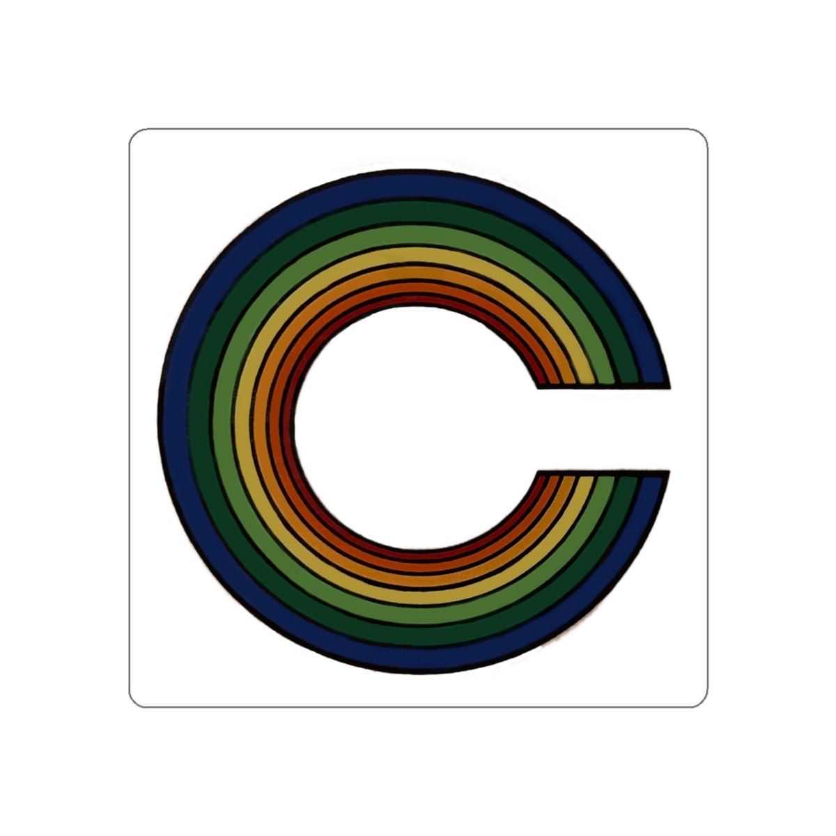 Canyon Surfboards C Rainbow Die-Cut Stickers - Image 12