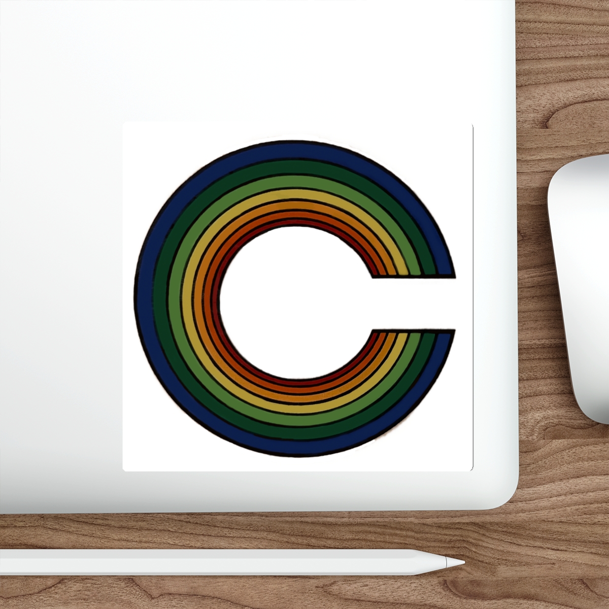 Canyon Surfboards C Rainbow Die-Cut Stickers - Image 2
