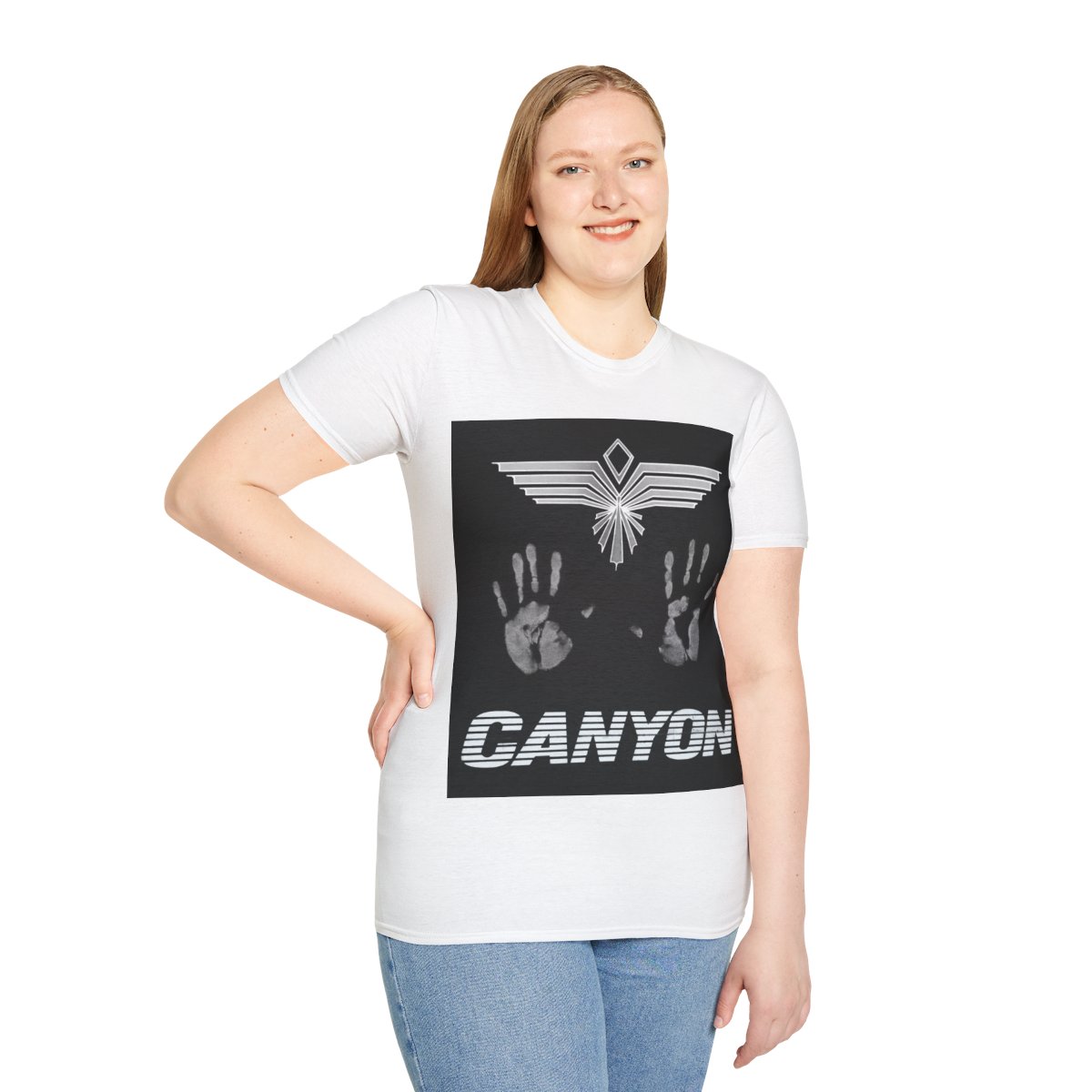 Copy of Unisex Canyon Surfboards Full Rainbow Inverse Softstyle T-Shirt - Image 17