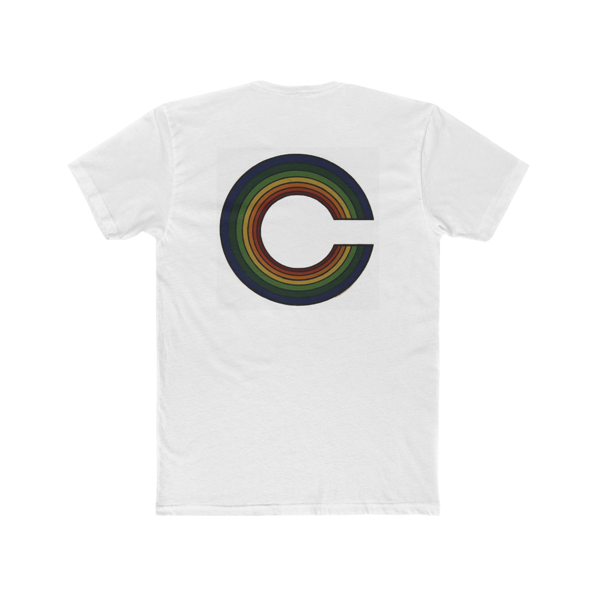 Men's Cotton Canyon Surfboards Full Rainbow Crew Tee - Image 2