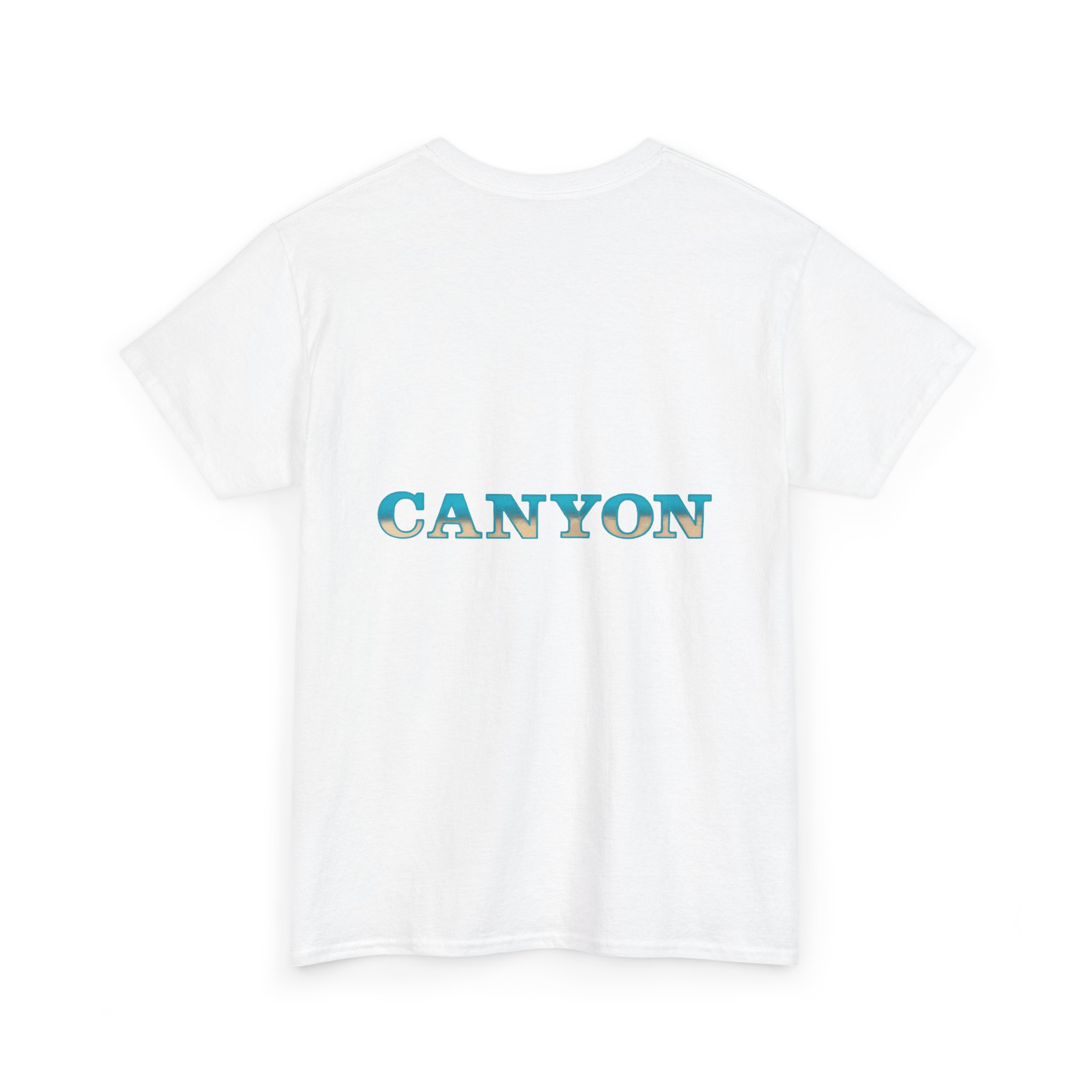 Canyon Surfboards Blue Thunderbird Unisex Heavy Cotton Tee - Image 4