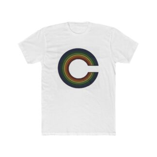 Men's Cotton Canyon Surfboards Full Rainbow Crew Tee
