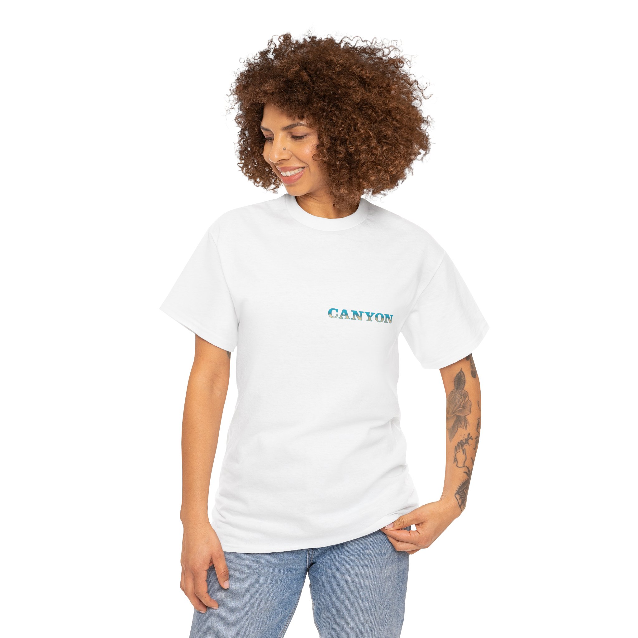 Canyon Surfboards Blue Thunderbird Unisex Heavy Cotton Tee - Image 11