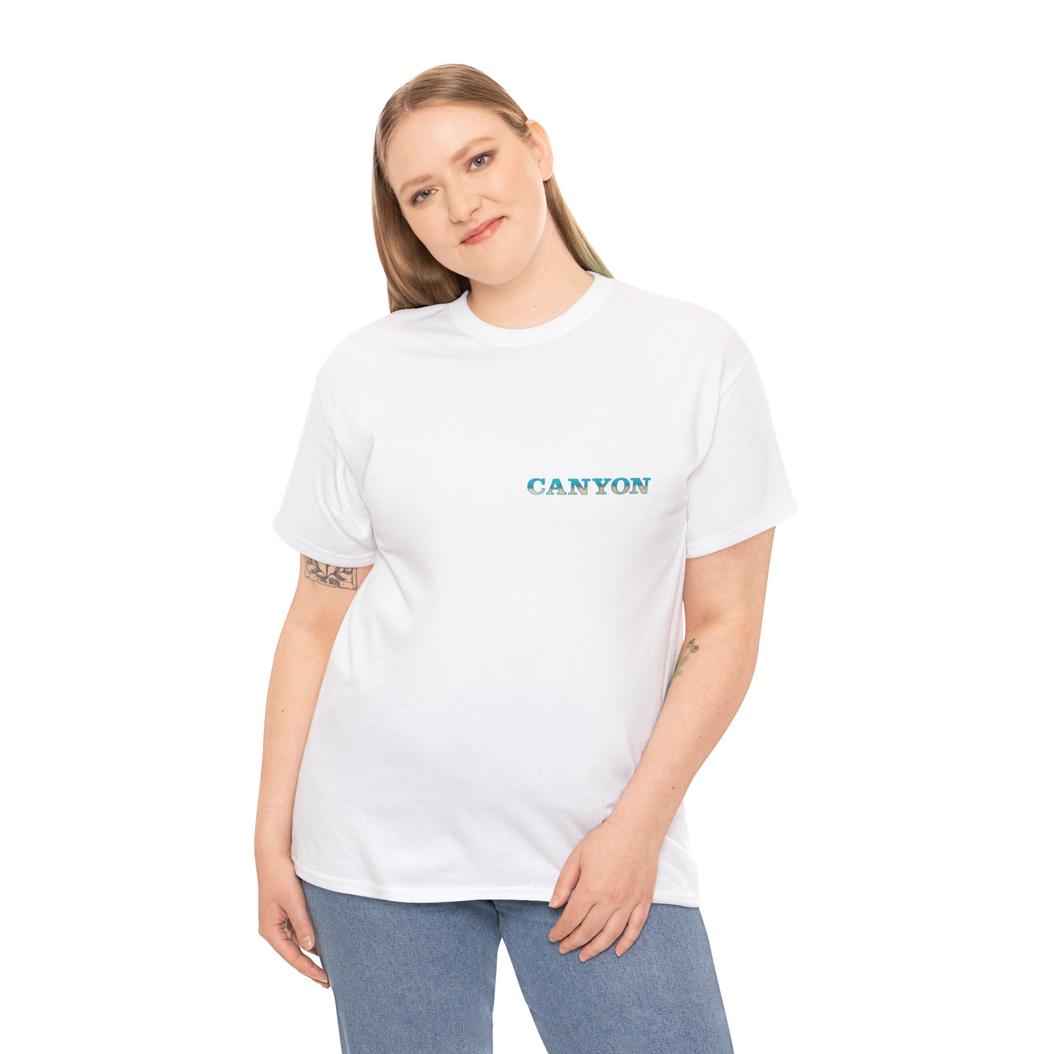 Canyon Surfboards Blue Thunderbird Unisex Heavy Cotton Tee - Image 12