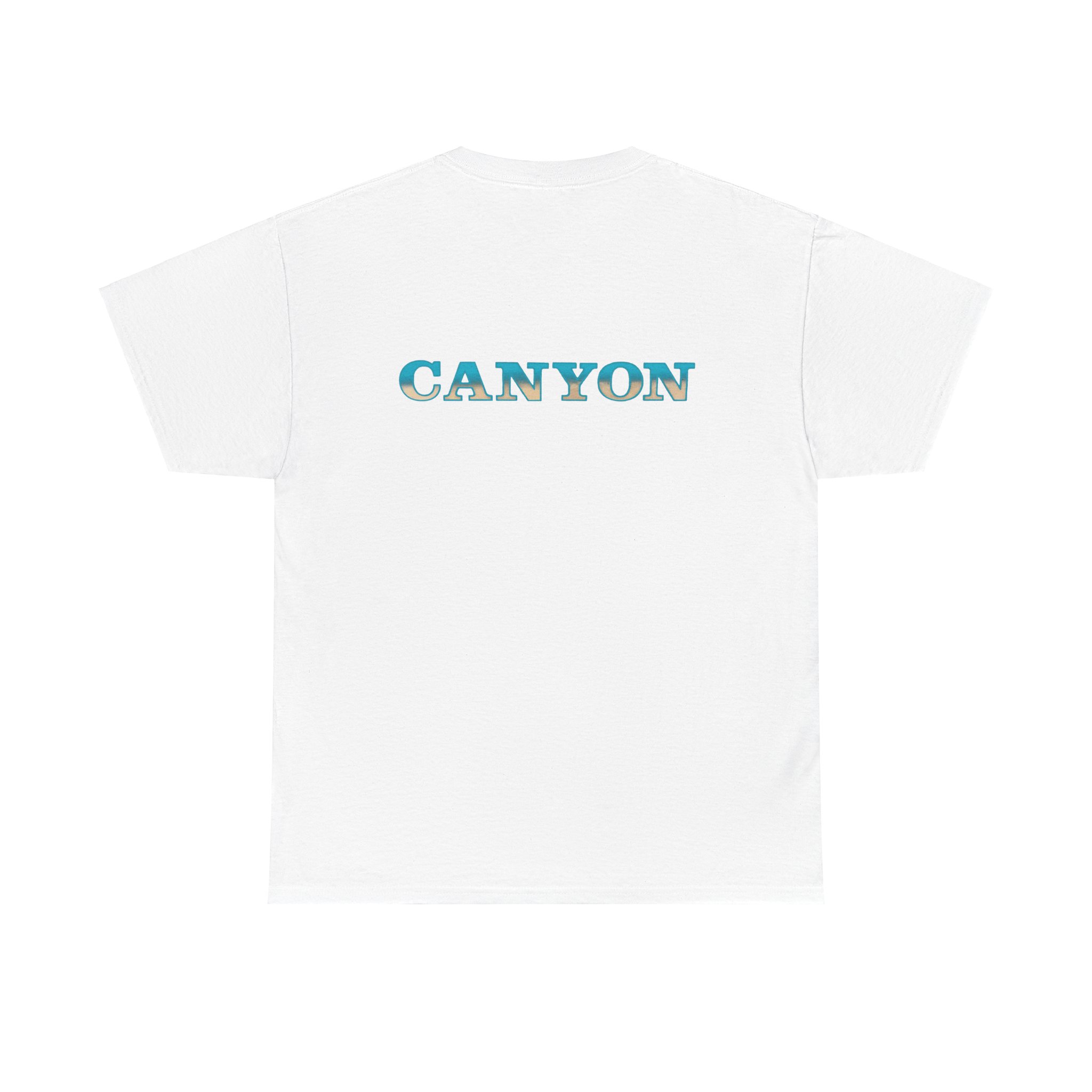 Throat Chakra Canyon Surfboards Unisex Heavy Cotton Tee - Image 3