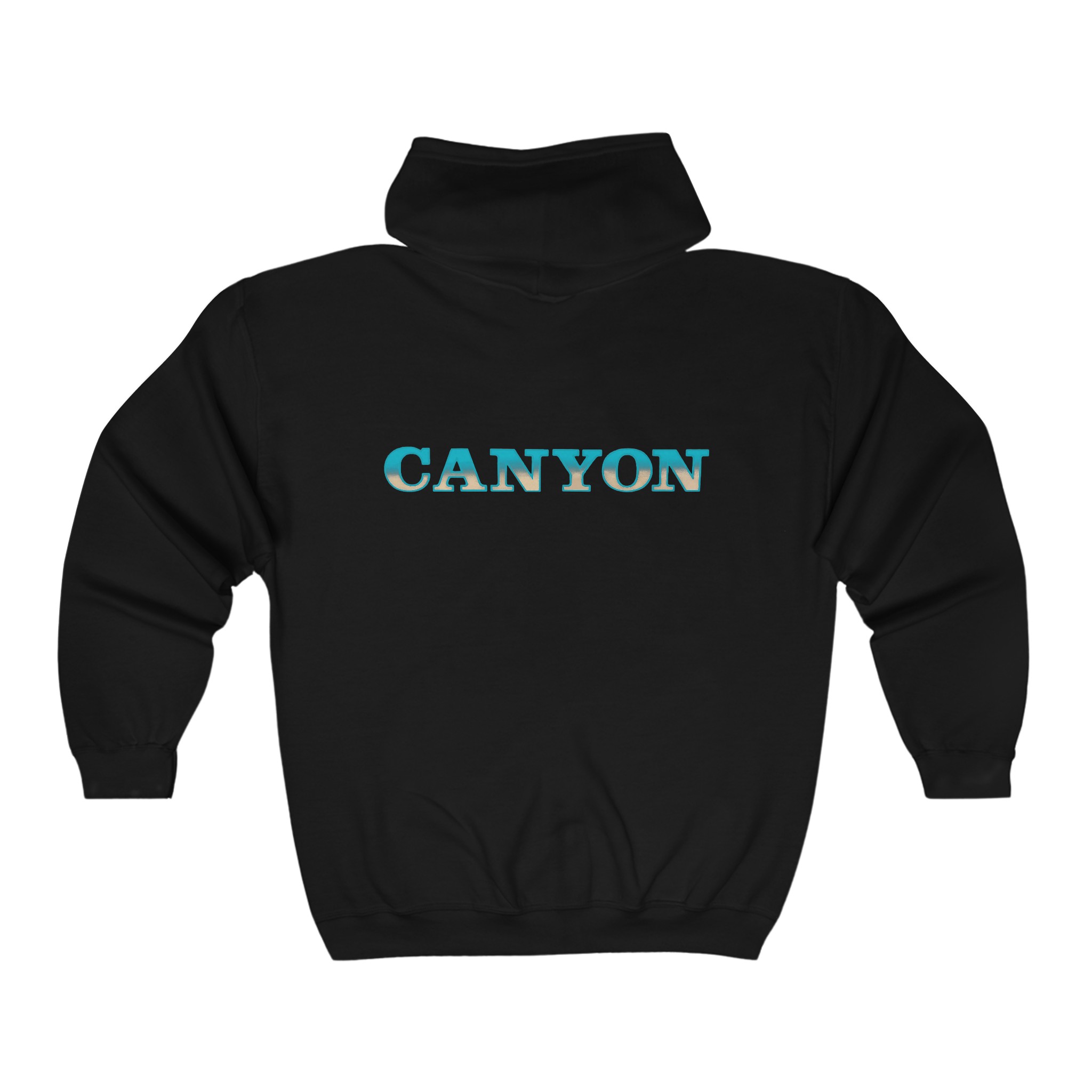 Canyon Surfboards Zip Sweatshirt with Full Inverted Rainbow