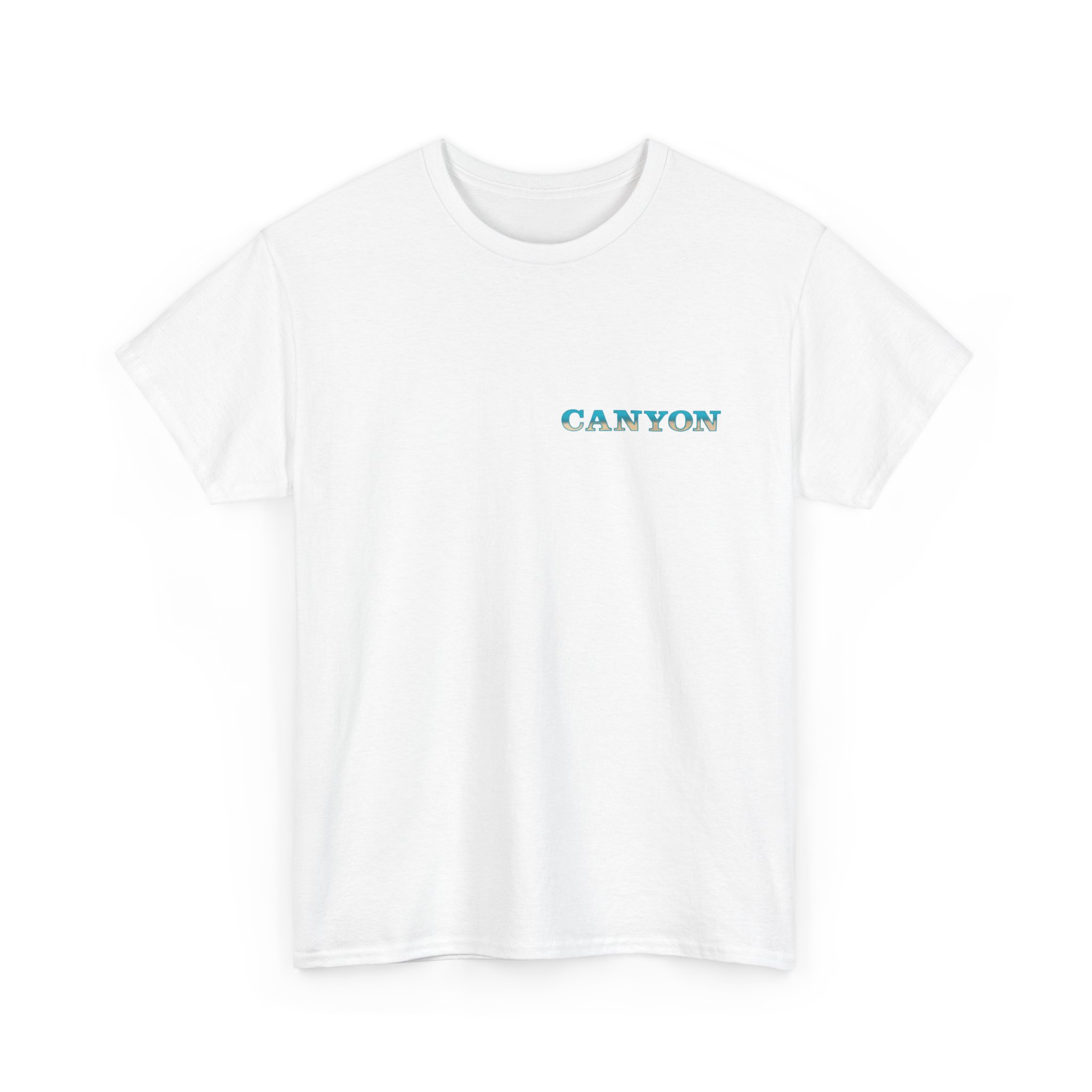 Throat Chakra Canyon Surfboards Unisex Heavy Cotton Tee - Image 4