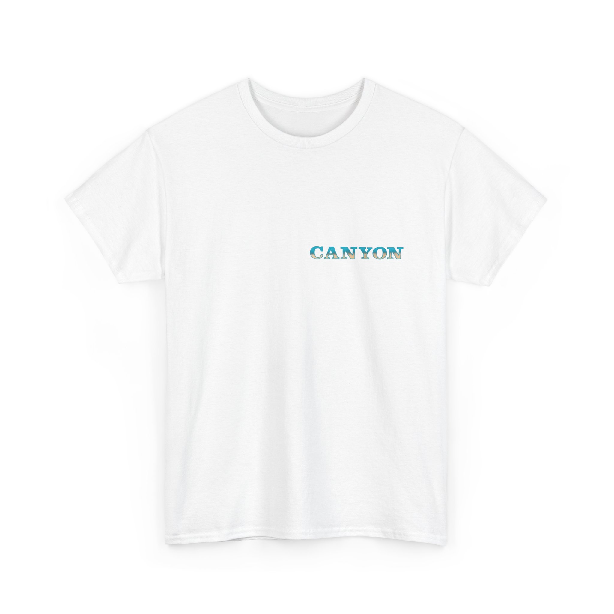 Canyon Surfboards Blue Thunderbird Unisex Heavy Cotton Tee - Image 3