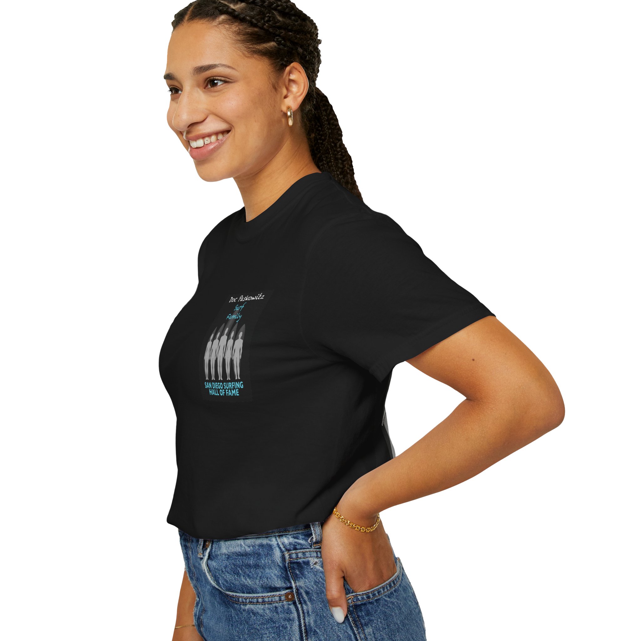 T-Shirt Doc Paskowitz San Diego Surfing Hall of Fame  - Surf Family Design - Image 5