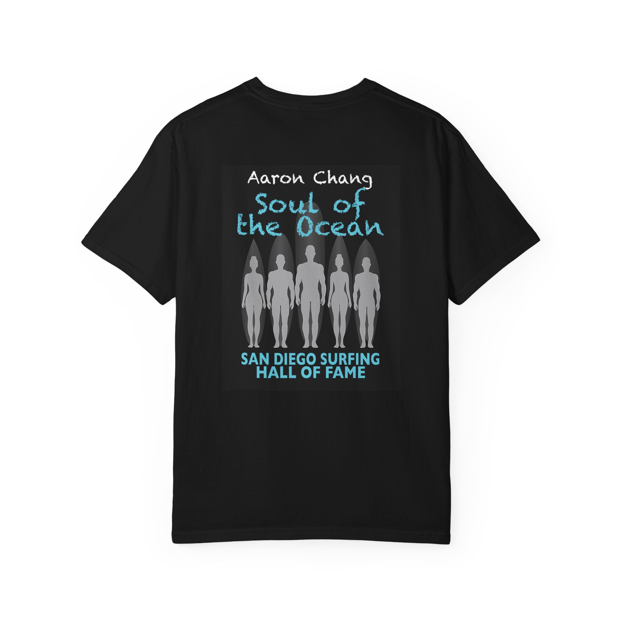T-shirt Aaron Chang San Diego Surfing Hall of Fame - Soul of the Ocean Design - Image 2